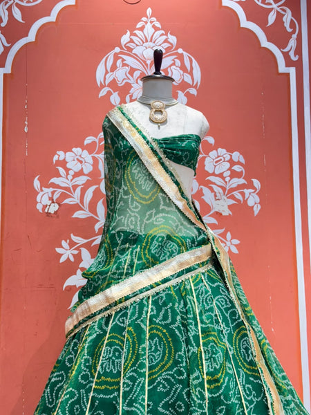 Bandhej Lehenga