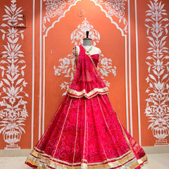 Bandhej Lehenga