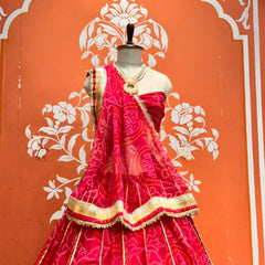 Bandhej Lehenga