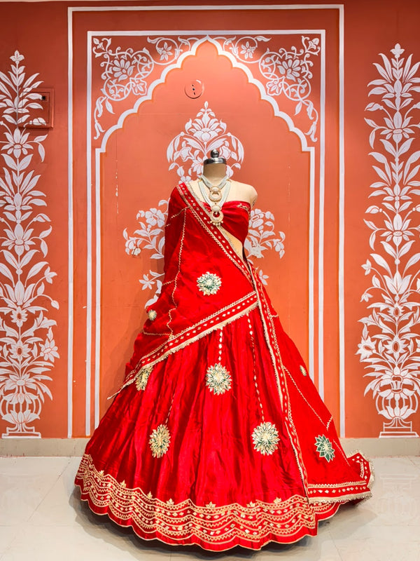Gajji Silk Lehenga