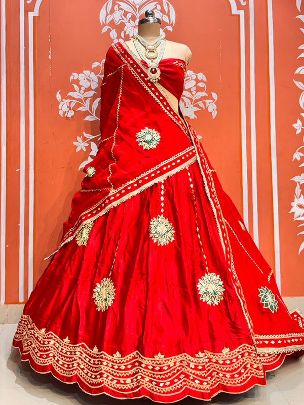 Gajji Silk Lehenga