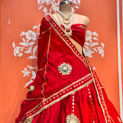 Gajji Silk Lehenga