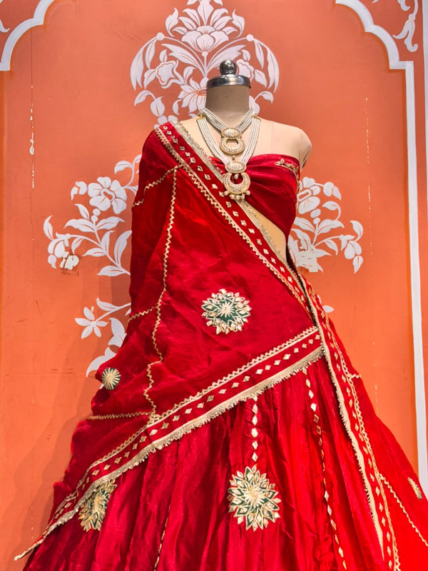 Gajji Silk Lehenga
