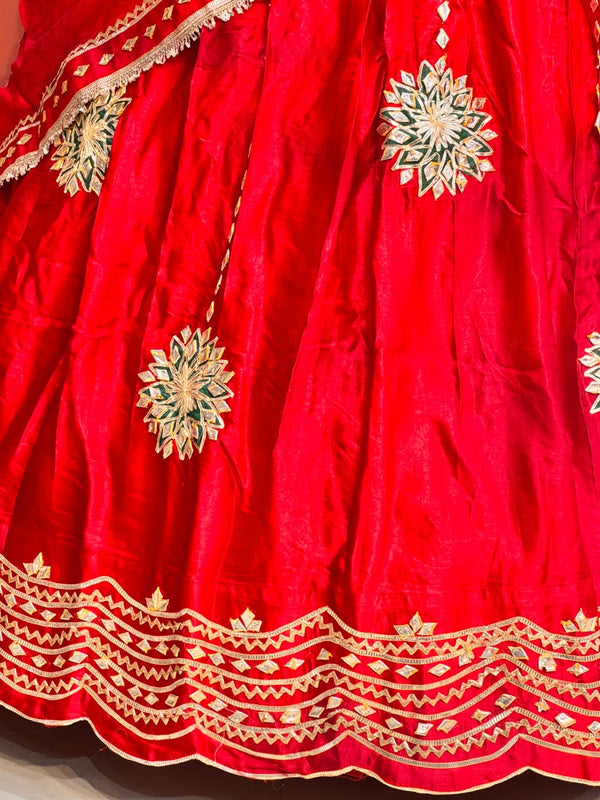 Gajji Silk Lehenga