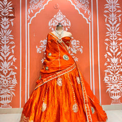 Gajji Silk Lehenga