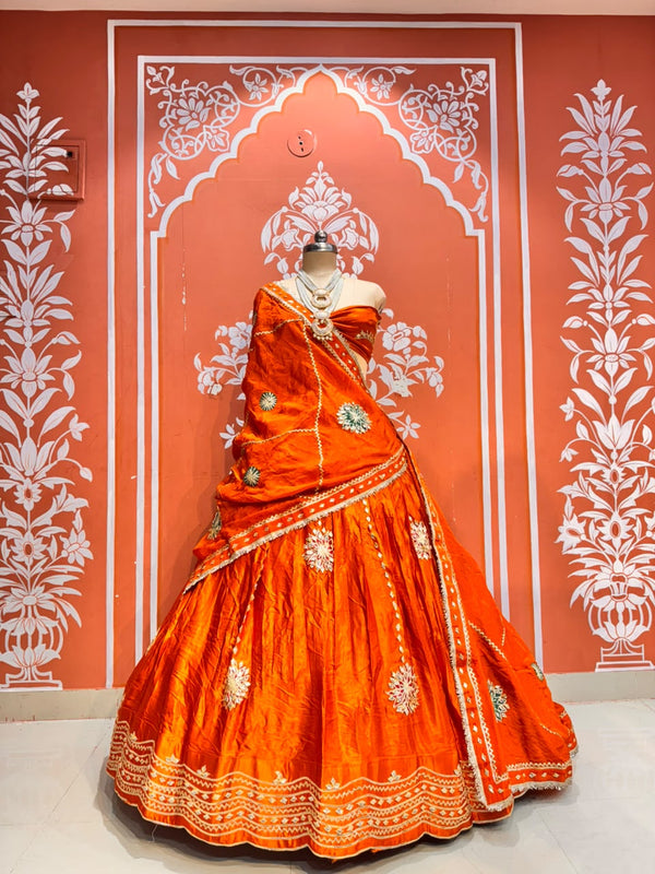 Gajji Silk Lehenga