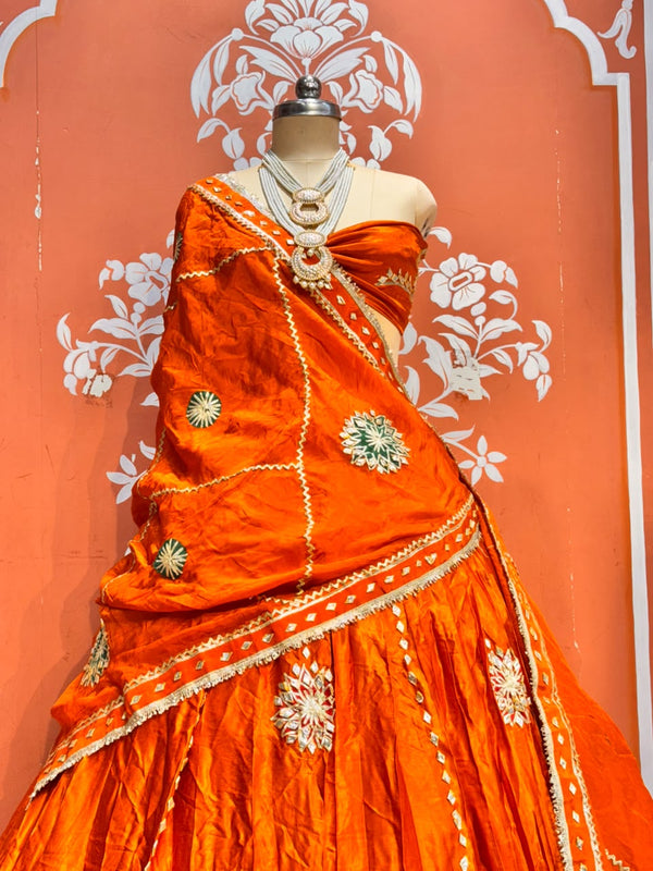 Gajji Silk Lehenga