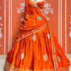 Gajji Silk Lehenga