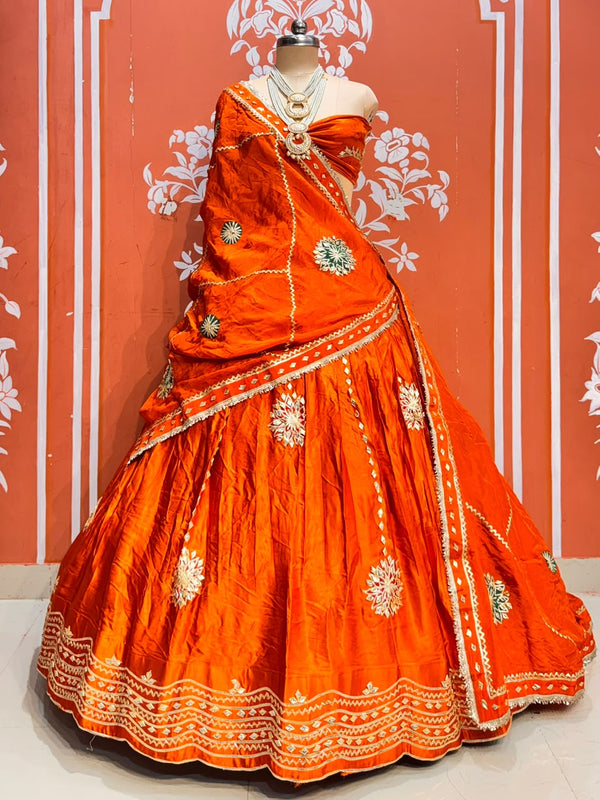 Gajji Silk Lehenga