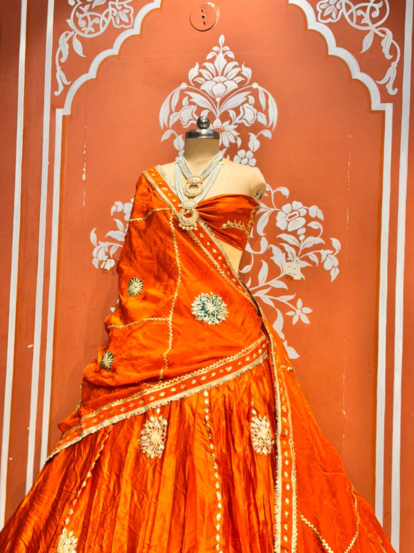 Gajji Silk Lehenga