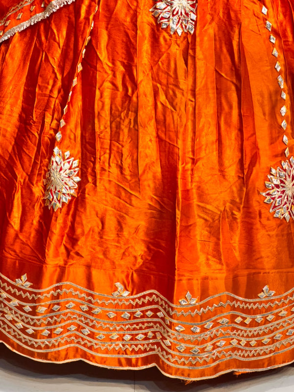 Gajji Silk Lehenga