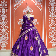 Gajji Silk Lehenga