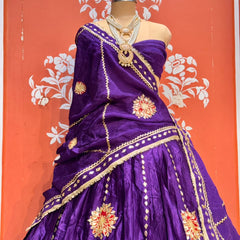 Gajji Silk Lehenga
