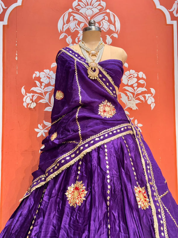 Gajji Silk Lehenga