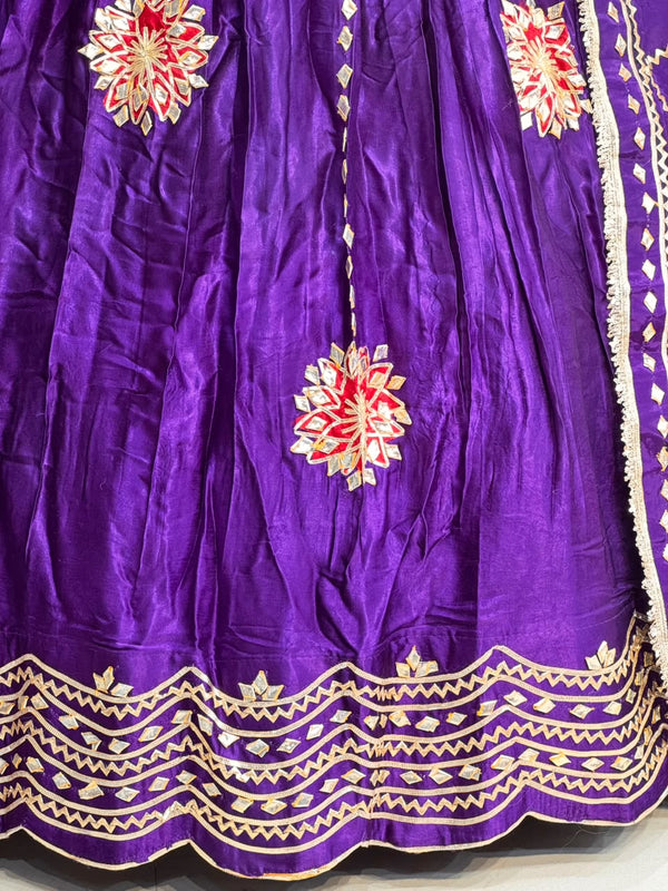 Gajji Silk Lehenga