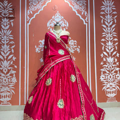 Gajji Silk Lehenga