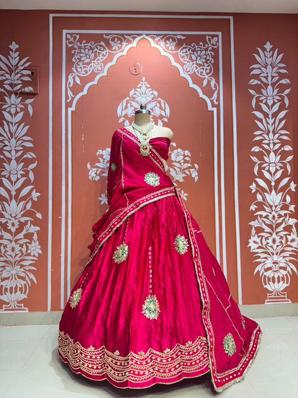 Gajji Silk Lehenga