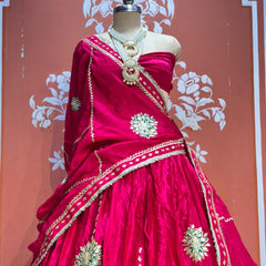 Gajji Silk Lehenga