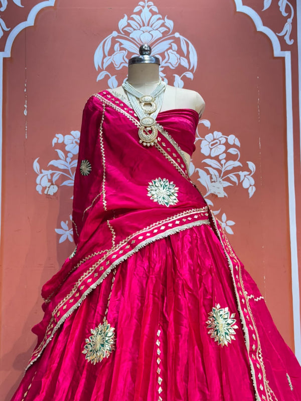 Gajji Silk Lehenga