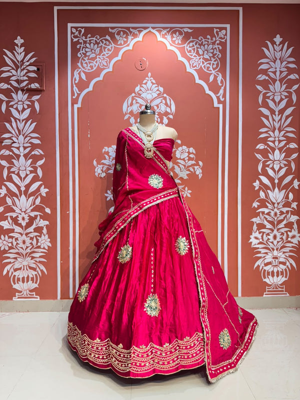 Gajji Silk Lehenga