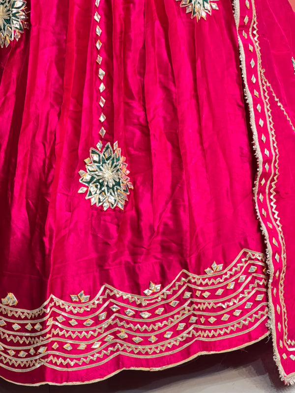 Gajji Silk Lehenga