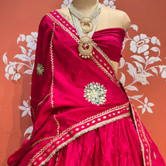 Gajji Silk Lehenga