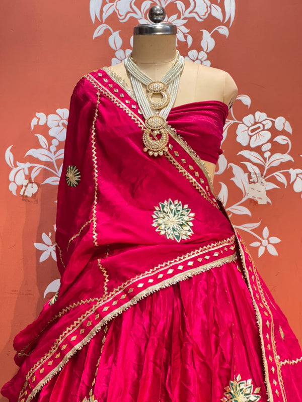 Gajji Silk Lehenga