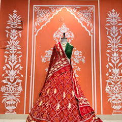 Pure Georgette Lehenga