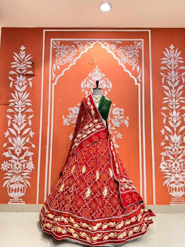 Pure Georgette Lehenga
