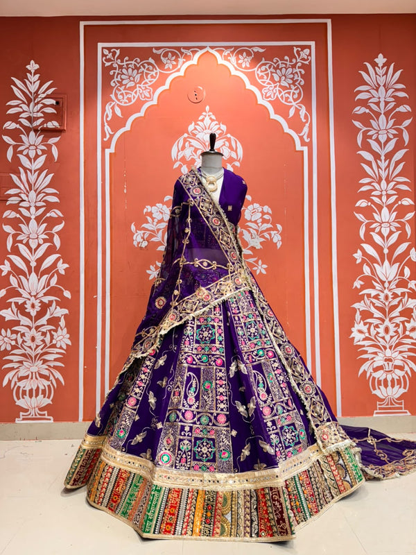 Rajwadi Lehenga