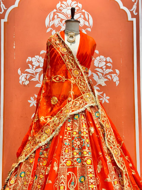 Rajwadi Lehenga