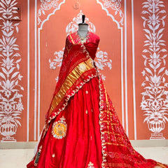 Gajji Silk Lehenga