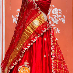 Gajji Silk Lehenga