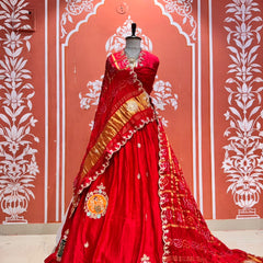 Gajji Silk Lehenga
