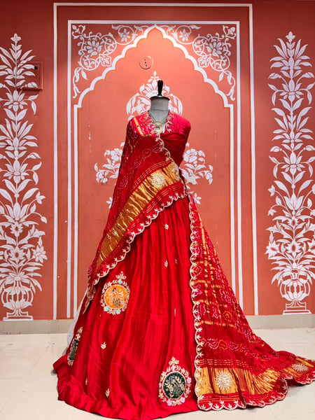 Gajji Silk Lehenga