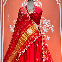 Gajji Silk Lehenga