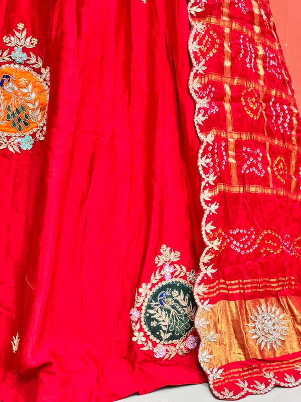 Gajji Silk Lehenga