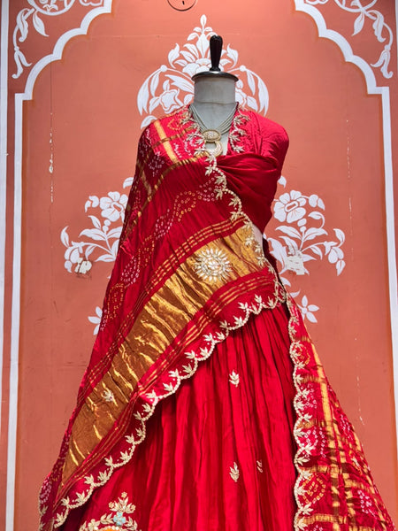 Gajji Silk Lehenga
