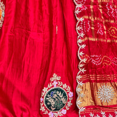 Gajji Silk Lehenga