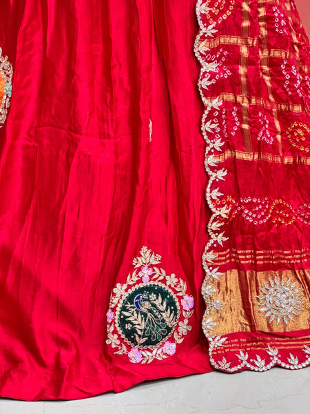 Gajji Silk Lehenga