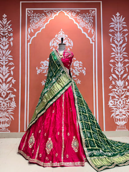 Gajji Silk Lehenga