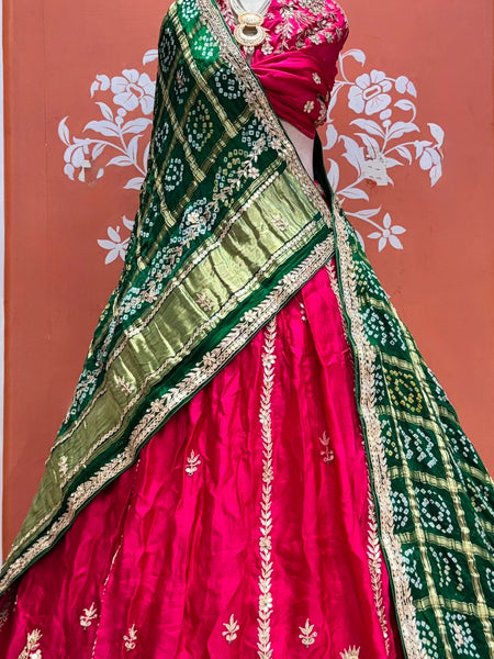 Gajji Silk Lehenga