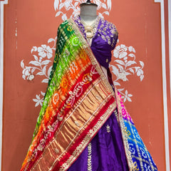 Gajji Silk Lehenga