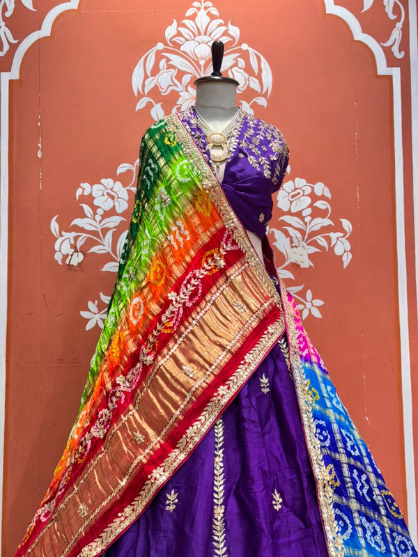 Gajji Silk Lehenga