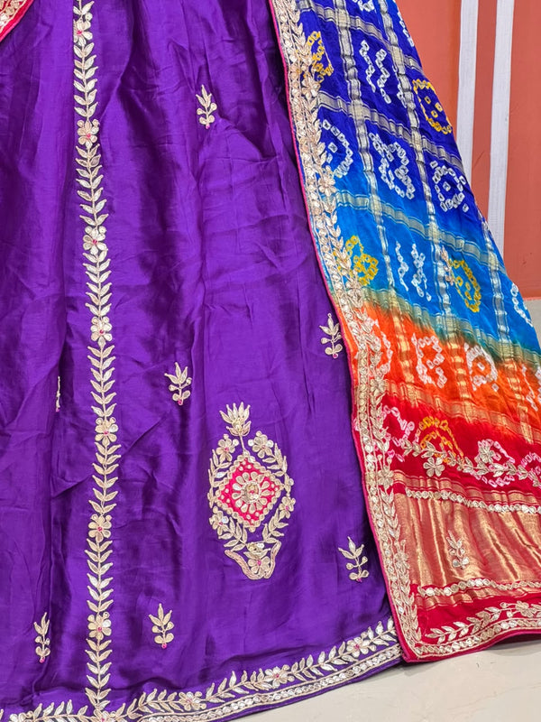 Gajji Silk Lehenga