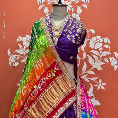 Gajji Silk Lehenga