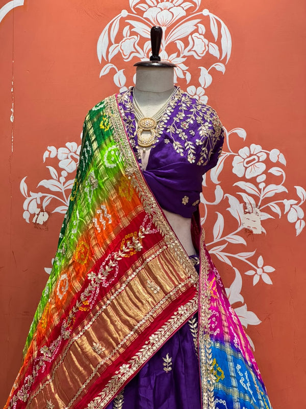 Gajji Silk Lehenga