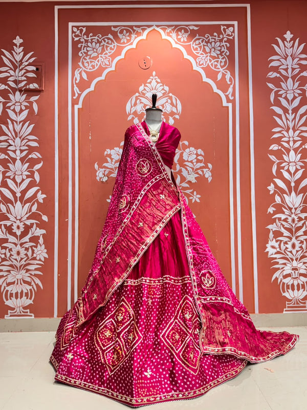 Gajji Silk Lehenga