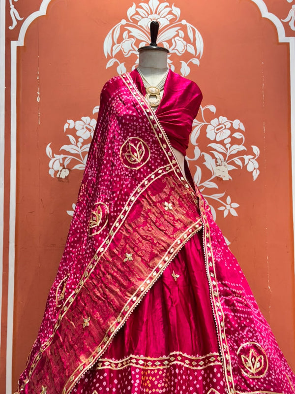 Gajji Silk Lehenga
