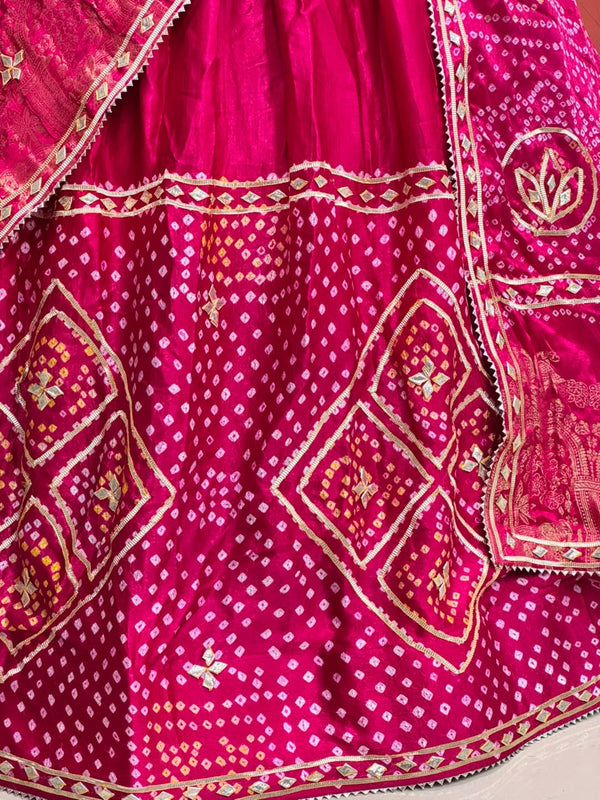 Gajji Silk Lehenga
